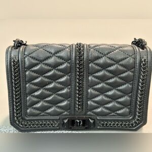 RARE Rebecca Minkoff Black Hardware Love Crossbody